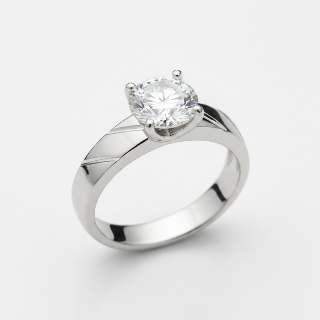Classic White Gold Solitaire