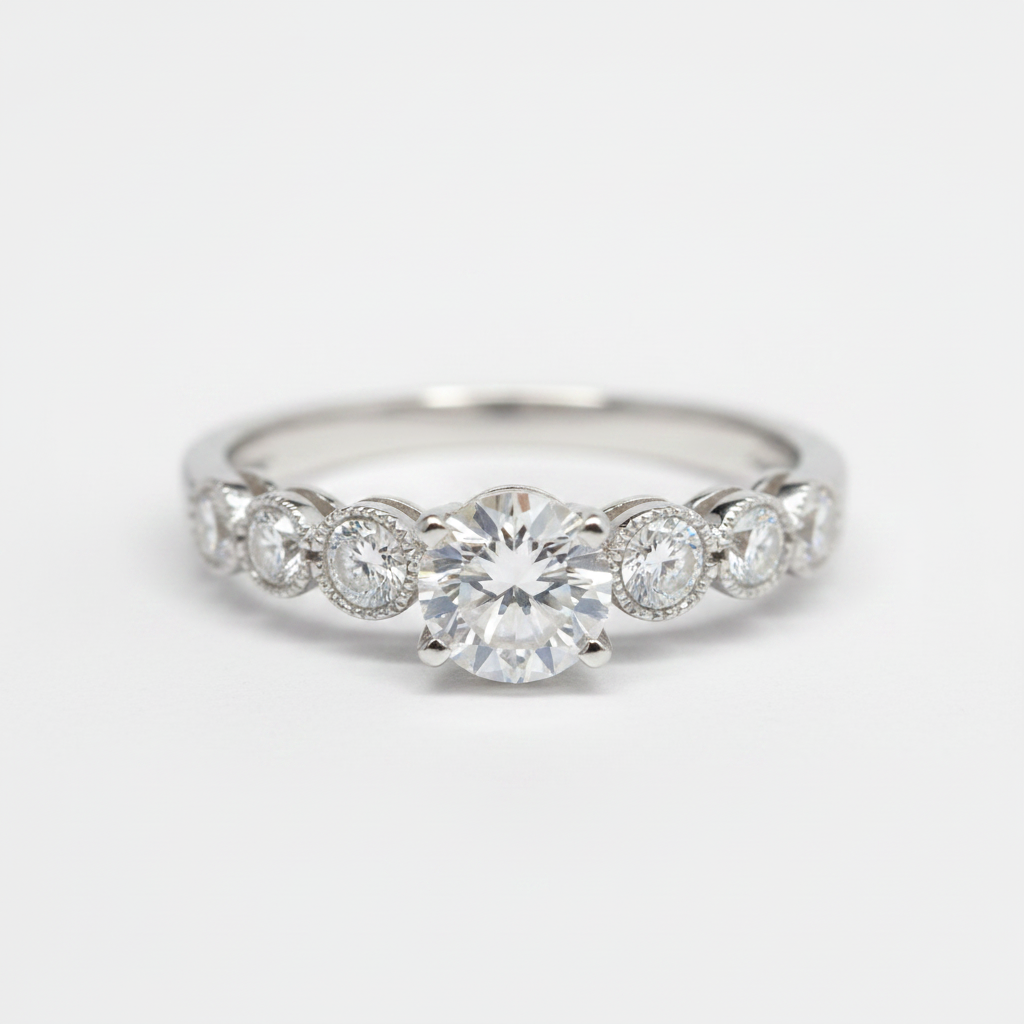 Pavé Band Diamond Ring