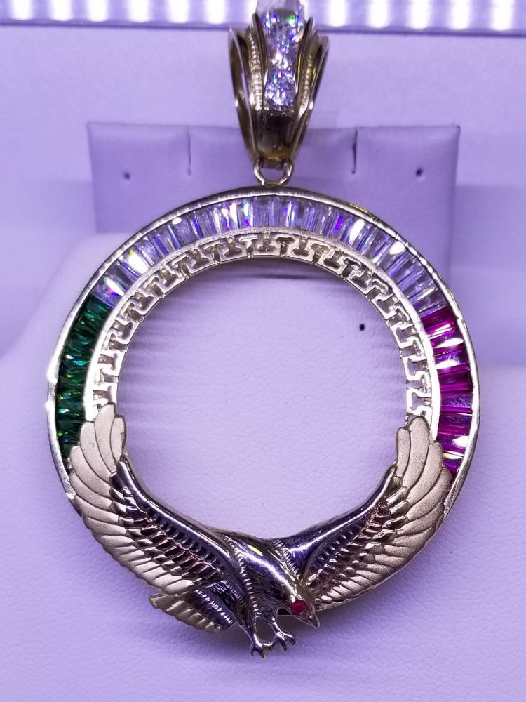 Eagle Eternity Pendant