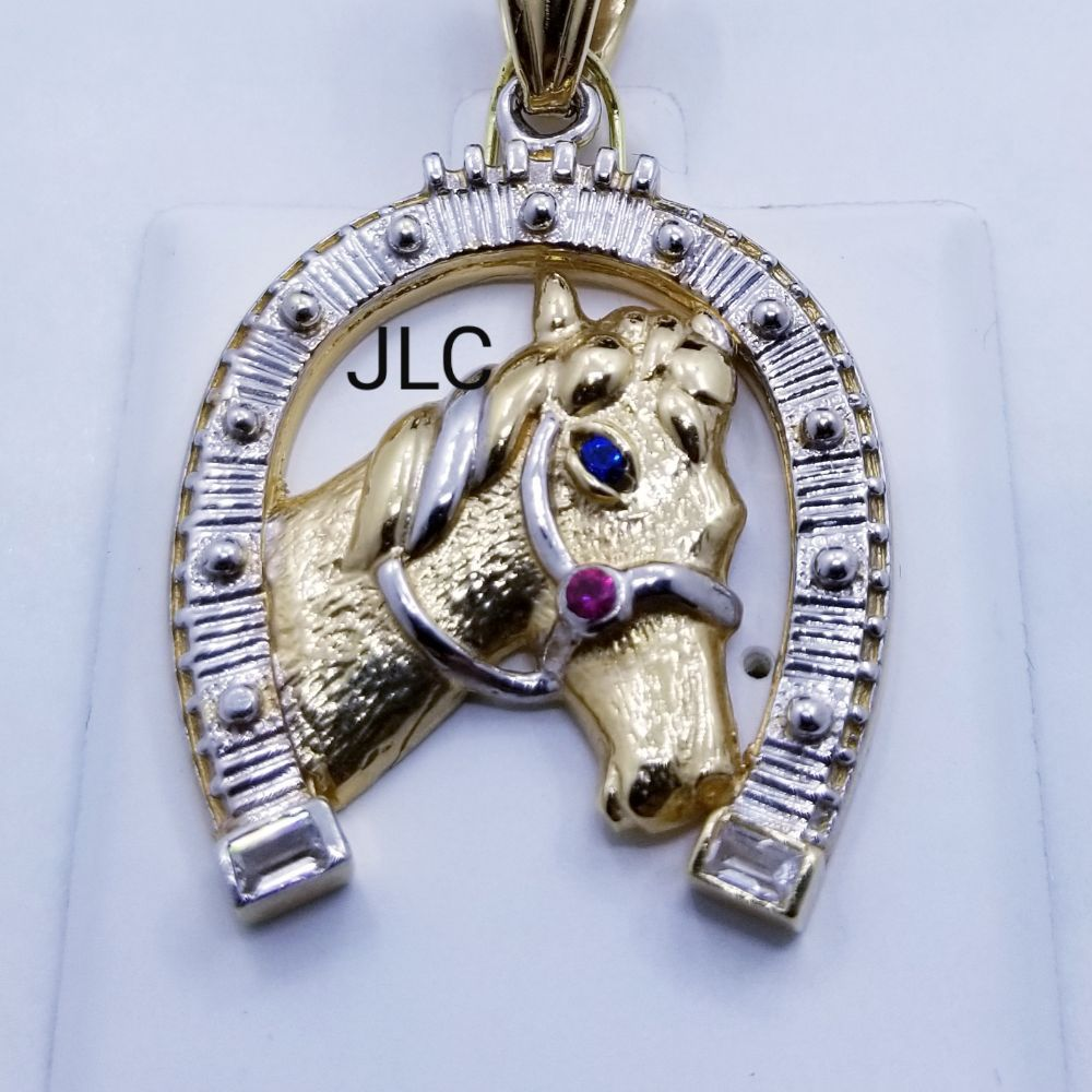 Horseshoe Stallion Pendant