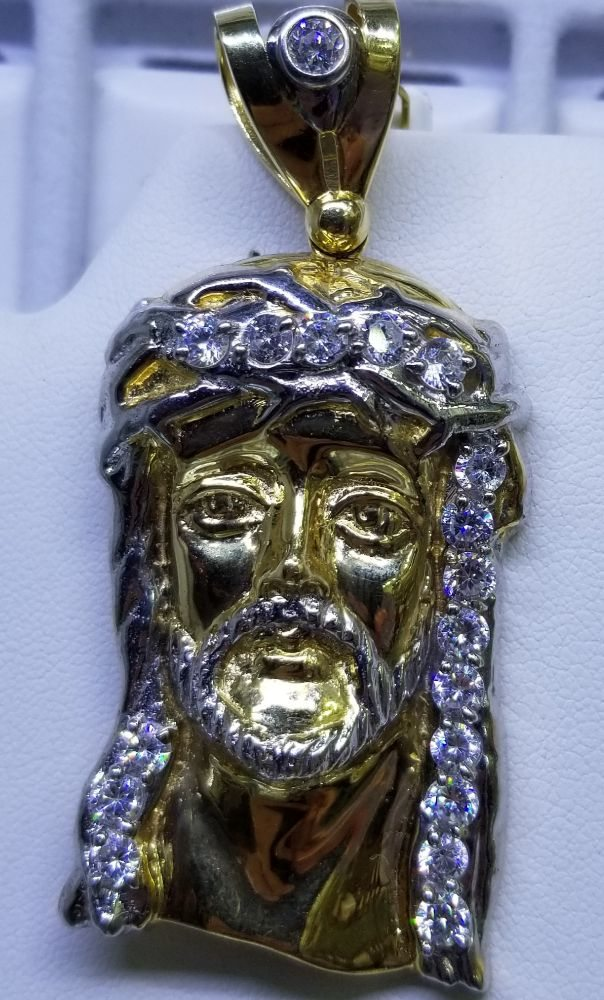 Cristo Pendant with CZ