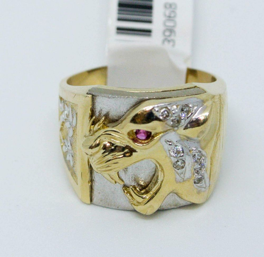 Tiger Signet Ring