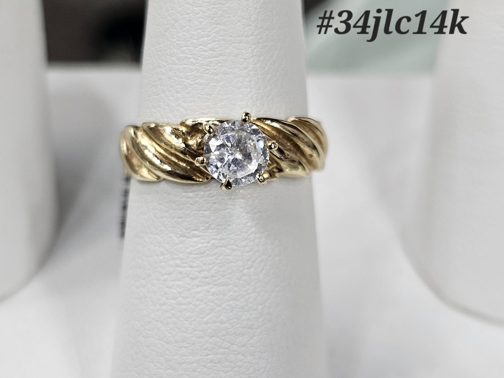 Twist Diamond Ring